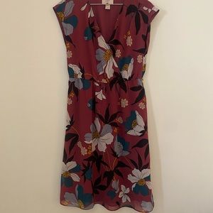 Loft floral lined‎ dress. Perfect for spring!